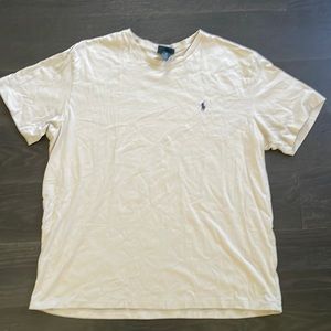 Never Worn Polo by Ralph Lauren Men’s Creamy Tan T-Shirt